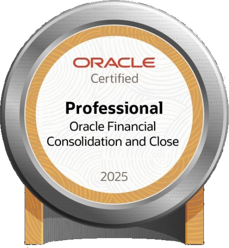 Oracle Financial Consolidation and Close 2025 Certified Professional
