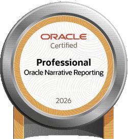 Oracle Narrative Reporting 2026 Certified Professional